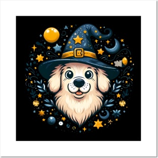 Funny Magician Dog Posters and Art